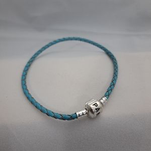 Pandora Stlye Braided Leather Bracelet (4)
